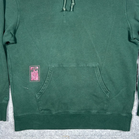 Uniqlo pullover Hoodie Mens Large Green Jean-Michel Basquiat Joker DC Comics - Picture 8 of 15